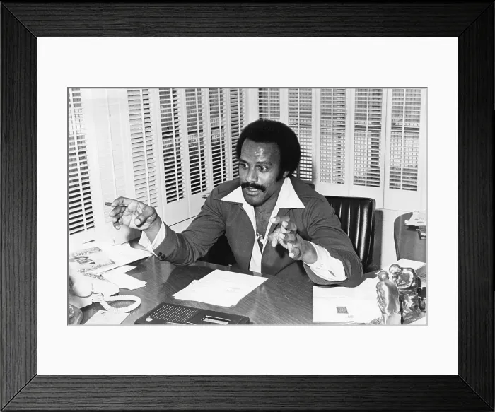 Framed Print : Fred Williamson At Po Boy Productions