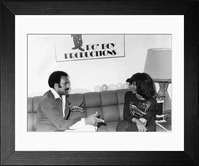 Framed Print : Fred Williamson At Po Boy Productions Framed Print : Fred Williamson At Po Boy Productions