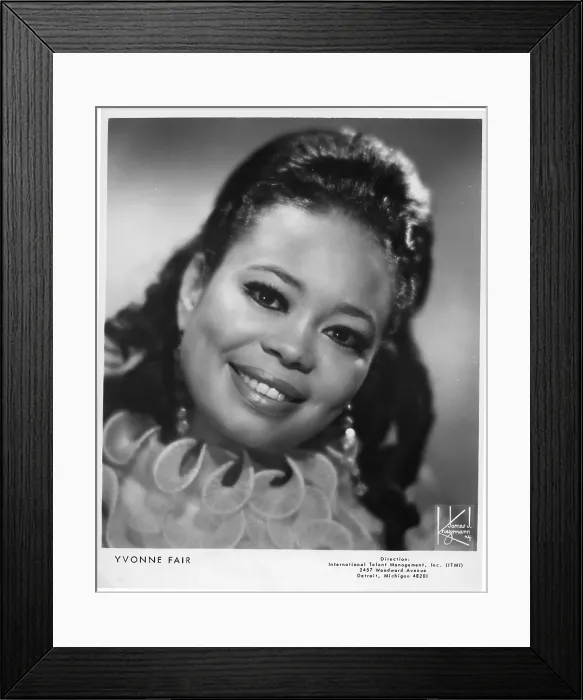 Framed Print : Yvonne Fair Portrait Framed Print : Yvonne Fair Portrait