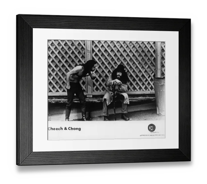 Framed Print : Cheech And Chong Portrait