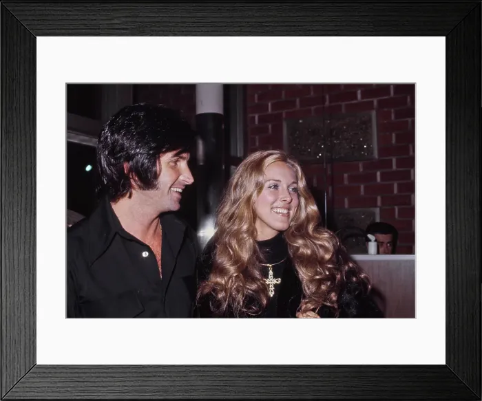 Framed Print : George Hamilton & Alana Hamilton Framed Print : George Hamilton & Alana Hamilton