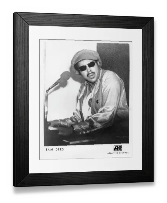 Framed Print : Sam Dees Performing Framed Print : Sam Dees Performing