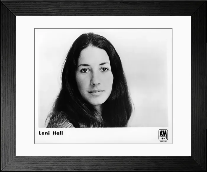 Framed Print : Lani Hall. LOS ANGELES - 1975: American singer Lani Hall poses for an A&M Framed Print : Lani Hall. LOS ANGELES - 1975: American singer Lani Hall poses for an A&M