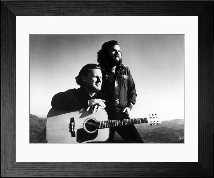 Framed Print : Doc And Merle Watson Portrait Framed Print : Doc And Merle Watson Portrait