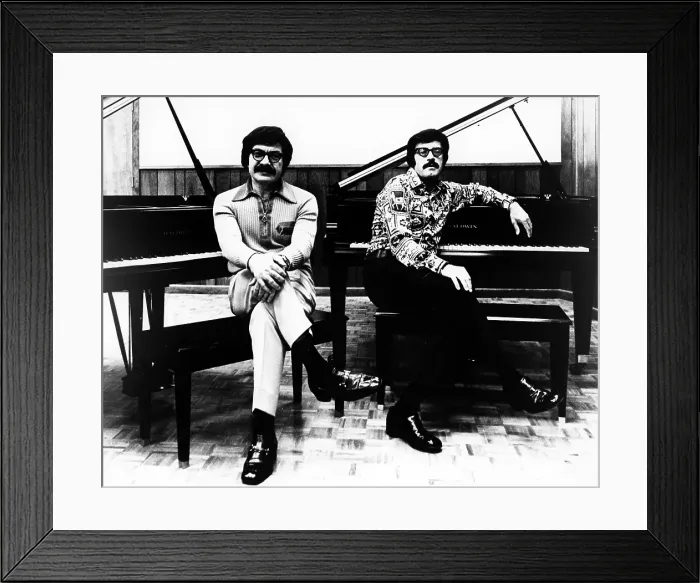 Framed Print : Piano Duo Ferrante & Teicher Framed Print : Piano Duo Ferrante & Teicher