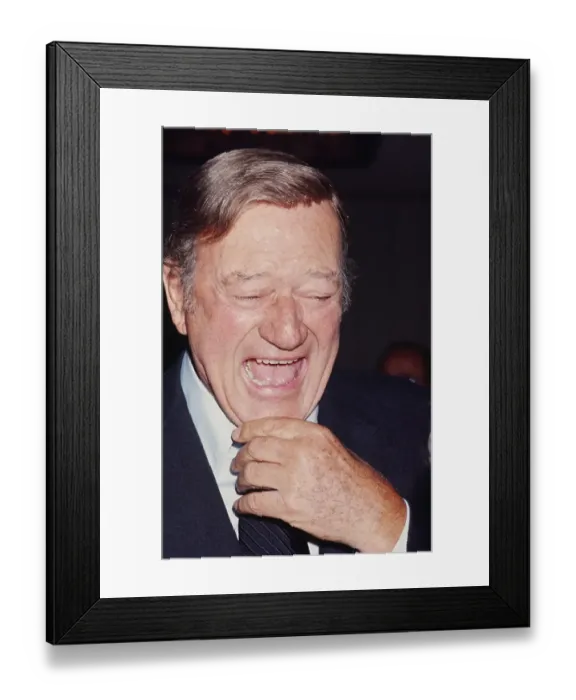Framed Print : John Wayne On The Town Framed Print : John Wayne On The Town