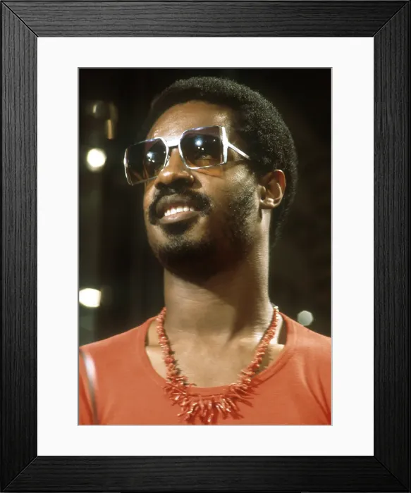 Framed Print : Stevie Wonder Framed Print : Stevie Wonder