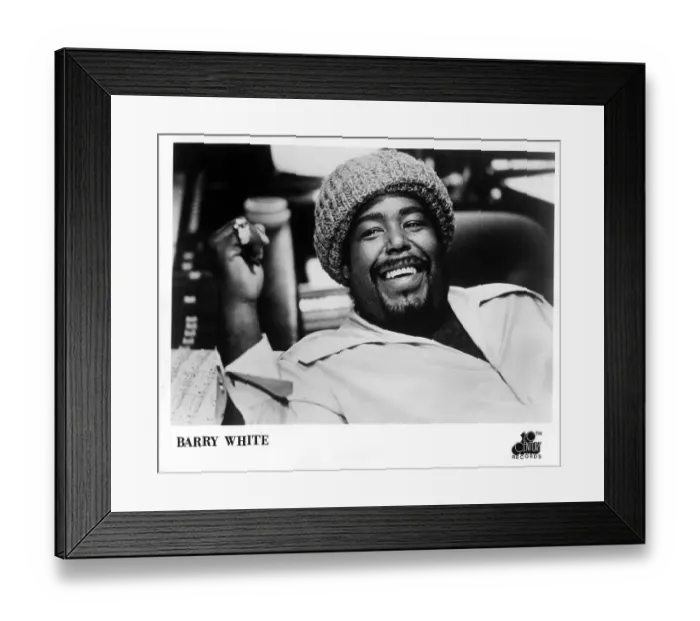 Framed Print : Barry White Portrait Framed Print : Barry White Portrait