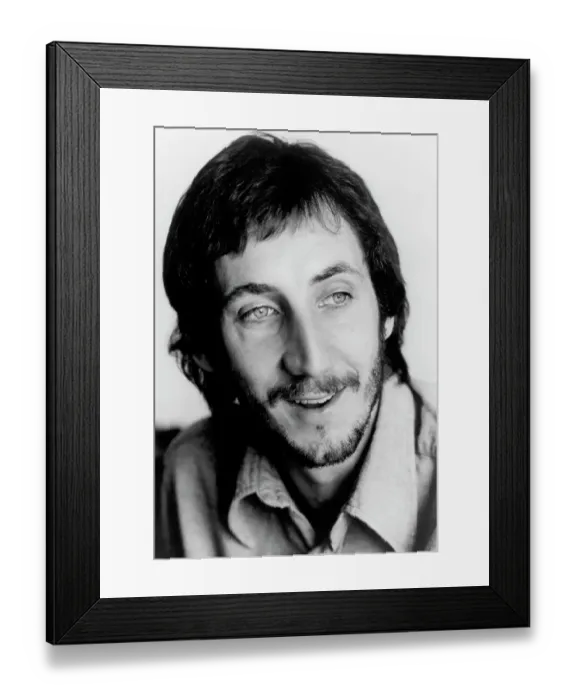 Framed Print : The Who Guitarist Portrait Framed Print : The Who Guitarist Portrait