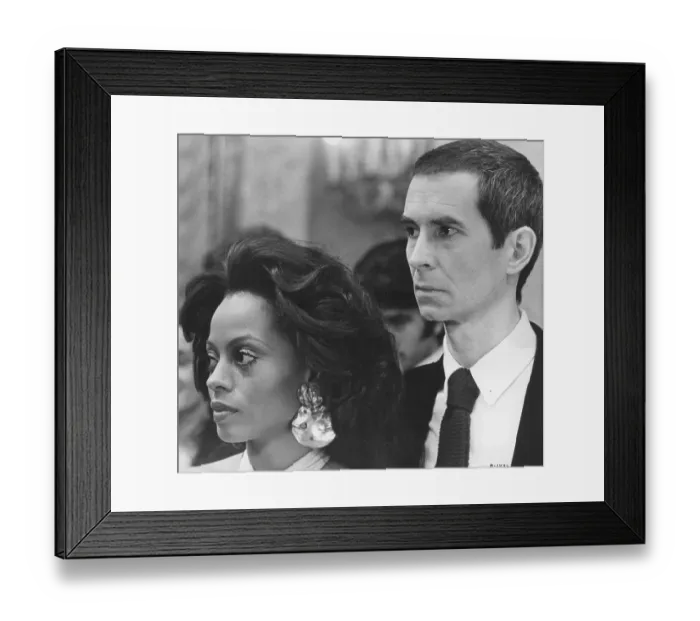 Framed Print : Mahogany. Singer and actress Diana Ross with co-star Anthony Perkins in Framed Print : Mahogany. Singer and actress Diana Ross with co-star Anthony Perkins in