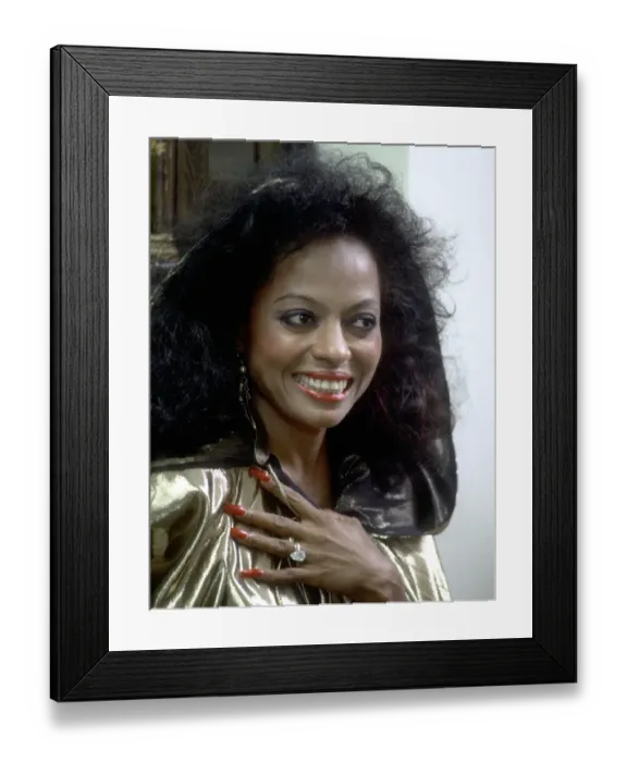 Framed Print : Diana Ross Portrait Framed Print : Diana Ross Portrait