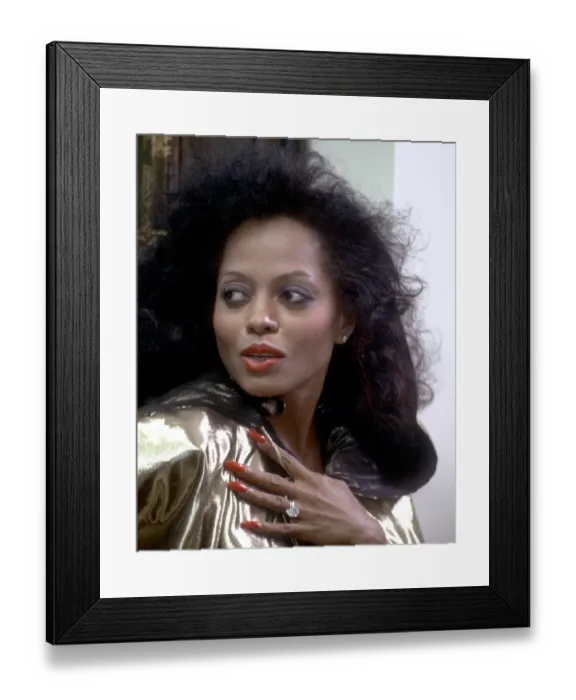 Framed Print : Diana Ross Portrait Framed Print : Diana Ross Portrait