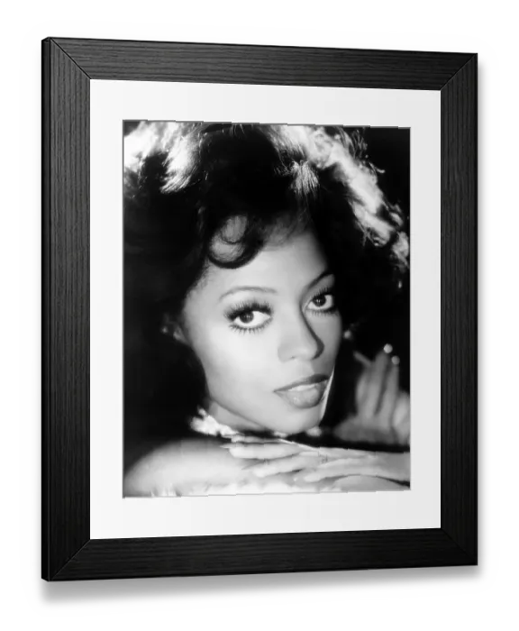 Framed Print : Diana Ross Portrait Session