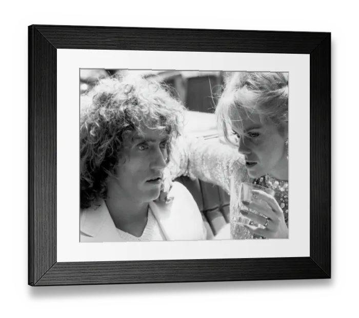 Framed Print : The Who Singer With A Woman Framed Print : The Who Singer With A Woman