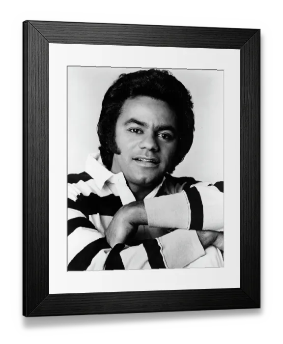 Framed Print : Johnny Mathis Portrait Framed Print : Johnny Mathis Portrait