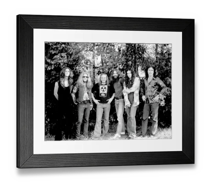 Framed Print : Lynyrd Skynyrd Portrait Framed Print : Lynyrd Skynyrd Portrait