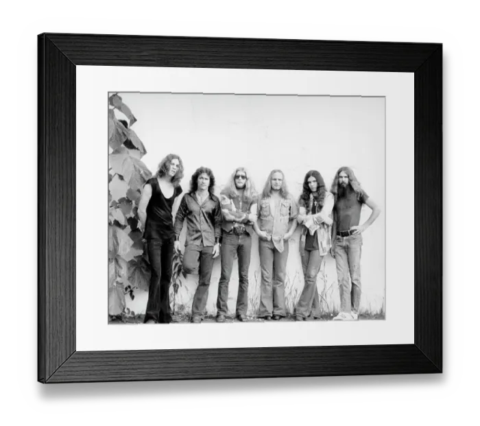 Framed Print : Lynyrd Skynyrd Portrait Framed Print : Lynyrd Skynyrd Portrait