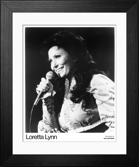 Framed Print : Loretta Lynn Performing Framed Print : Loretta Lynn Performing