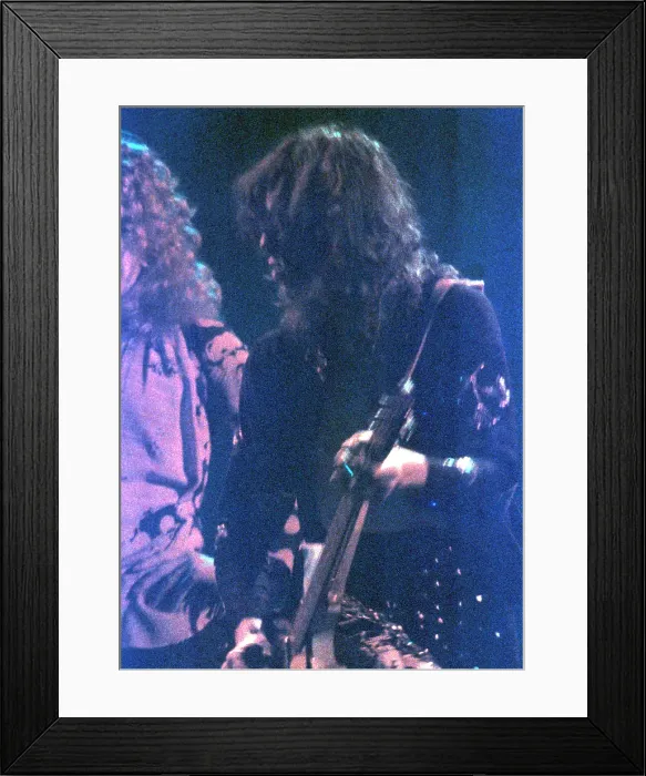 Framed Print : Led Zeppelin Performing Framed Print : Led Zeppelin Performing