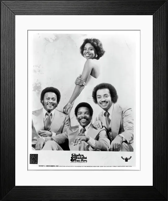 Framed Print : Gladys Knight & The Pips Portrait