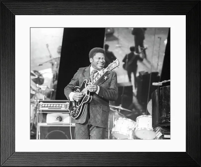 Framed Print : BB King Performing Framed Print : BB King Performing