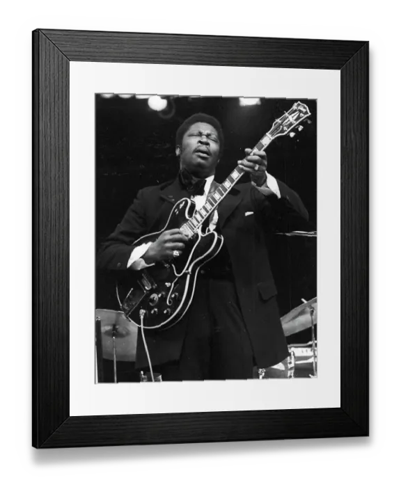 Framed Print : BB King Performing Framed Print : BB King Performing