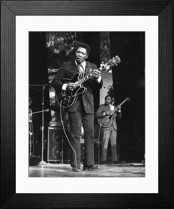 Framed Print : BB King Performing Framed Print : BB King Performing