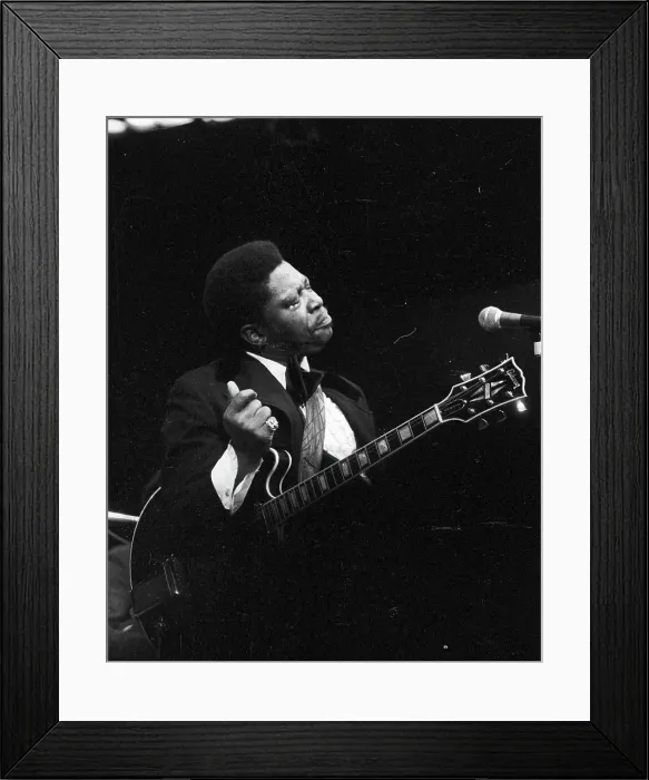 Framed Print : BB King Performing Framed Print : BB King Performing