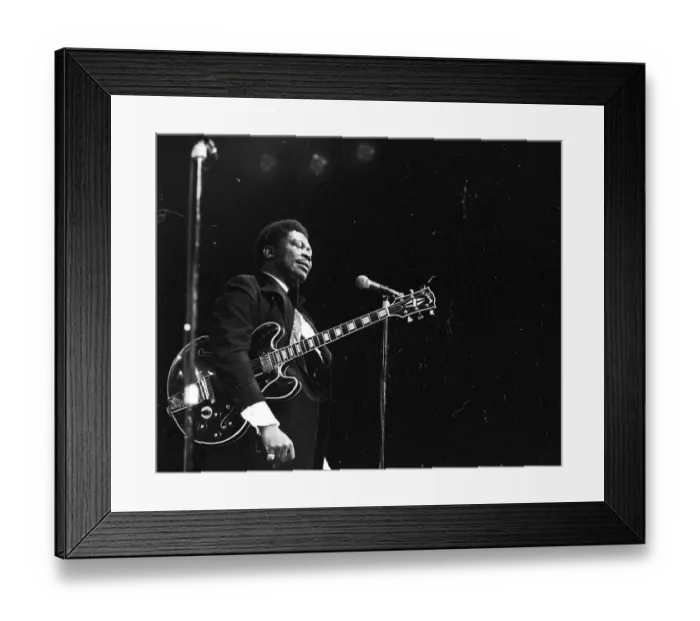 Framed Print : BB King Performing Framed Print : BB King Performing