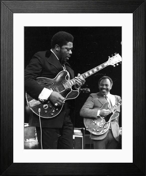 Framed Print : BB King Performing Framed Print : BB King Performing