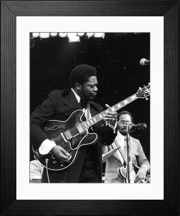 Framed Print : BB King Performing Framed Print : BB King Performing