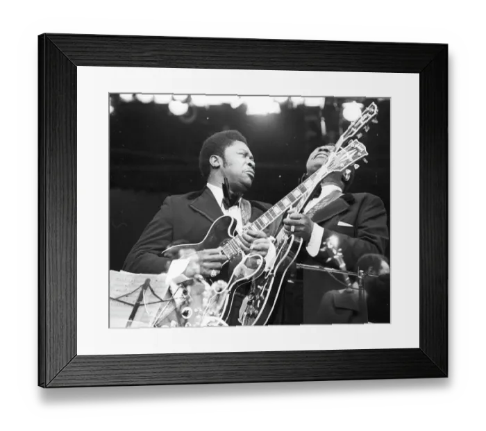 Framed Print : BB King Performing Framed Print : BB King Performing