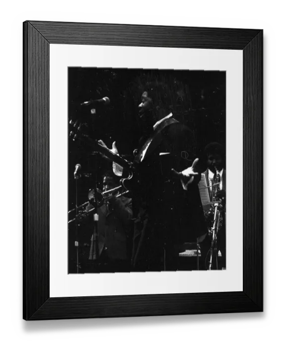 Framed Print : BB King Performing Framed Print : BB King Performing