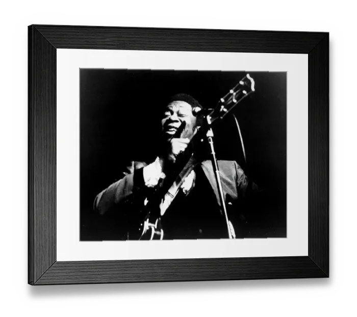 Framed Print : BB King Performing Framed Print : BB King Performing