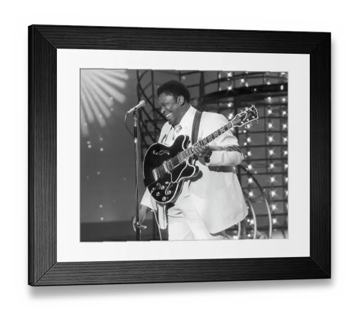 Framed Print : BB King On American Bandstand
