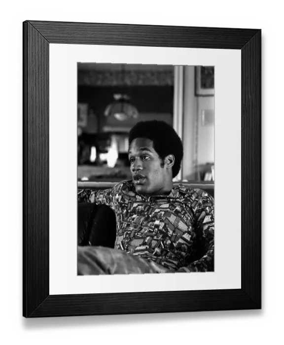 Framed Print : O.J Simpson Framed Print : O.J Simpson