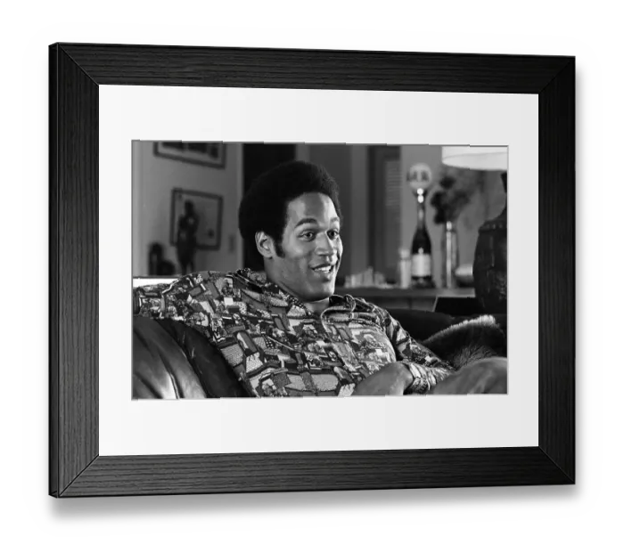 Framed Print : O.J Simpson Framed Print : O.J Simpson