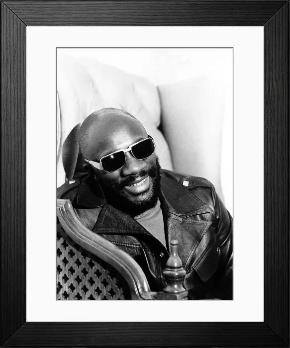 Framed Print : Isaac Hayes At Home Framed Print : Isaac Hayes At Home