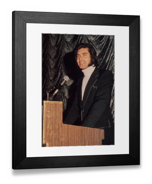 Framed Print : Engelbert Humperdinck, British Singer Framed Print : Engelbert Humperdinck, British Singer