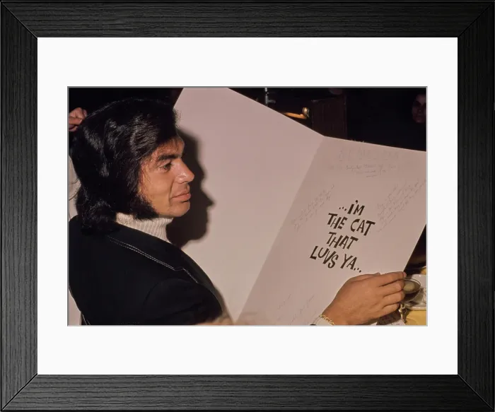 Framed Print : Engelbert Humperdinck, British Singer Framed Print : Engelbert Humperdinck, British Singer