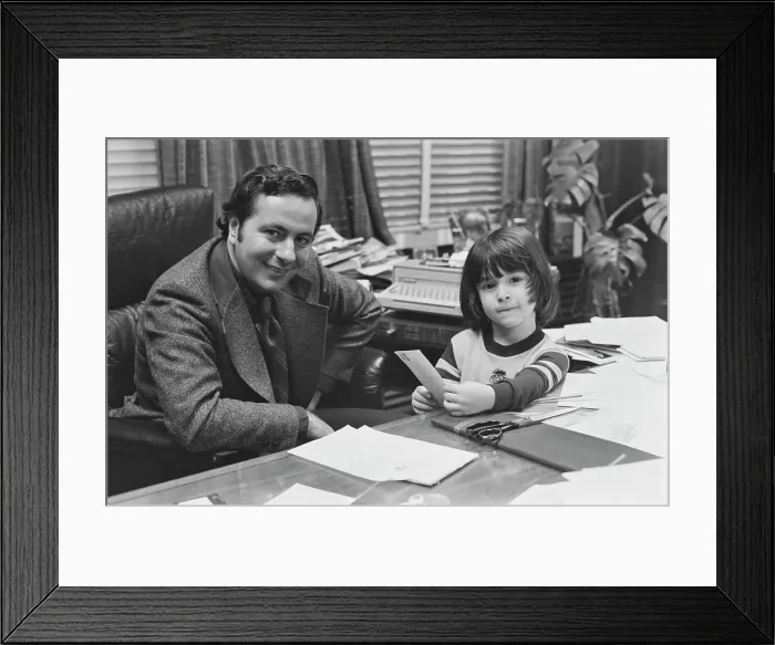 Framed Print : Ricky Segall Visits Bell Records Framed Print : Ricky Segall Visits Bell Records