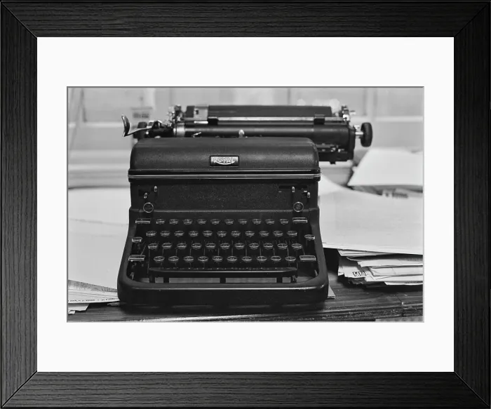 Framed Print : Royal KMG19 Typewriter Framed Print : Royal KMG19 Typewriter