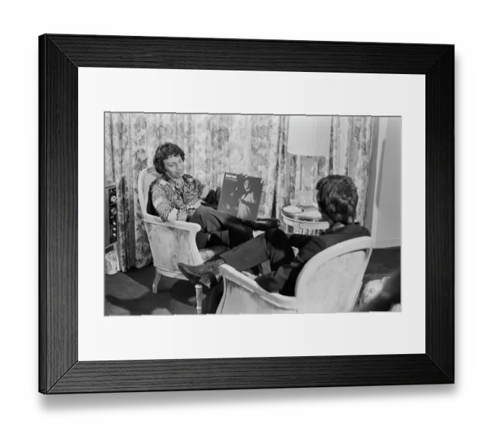 Framed Print : Mort Sahl Interview Framed Print : Mort Sahl Interview