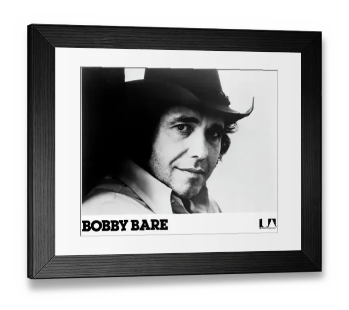 Framed Print : Bobby Bare Portrait Framed Print : Bobby Bare Portrait