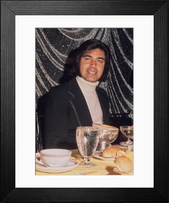 Framed Print : Engelbert Humperdinck, British Singer Framed Print : Engelbert Humperdinck, British Singer