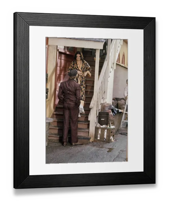 Framed Print : On The Set Of The Sting Framed Print : On The Set Of The Sting