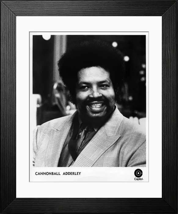 Framed Print : Cannonball Adderley Portrait Framed Print : Cannonball Adderley Portrait