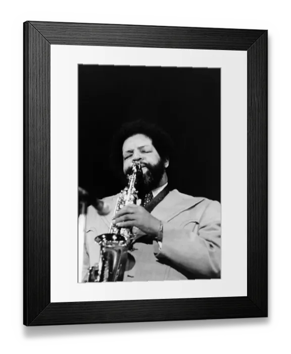 Framed Print : Cannonball Adderley Performing Framed Print : Cannonball Adderley Performing