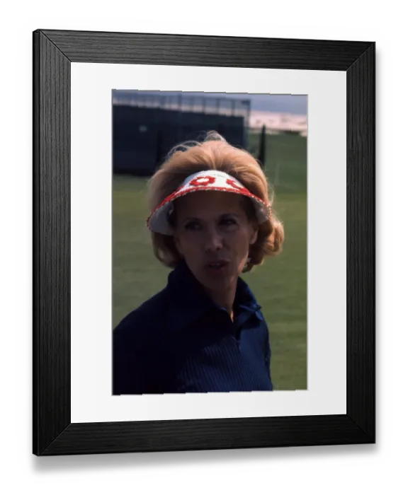 Framed Print : Dinah Shore Playing Golf Framed Print : Dinah Shore Playing Golf