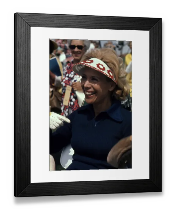 Framed Print : Dinah Shore Playing Golf